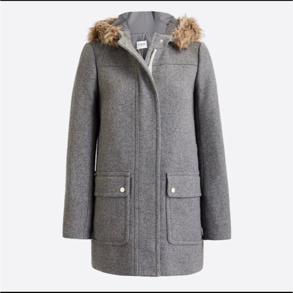 J Crew Factory Vail Parka jacket size 4